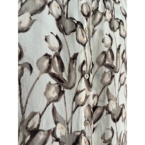 Silk Floral Blouse - Picture 2 of 8